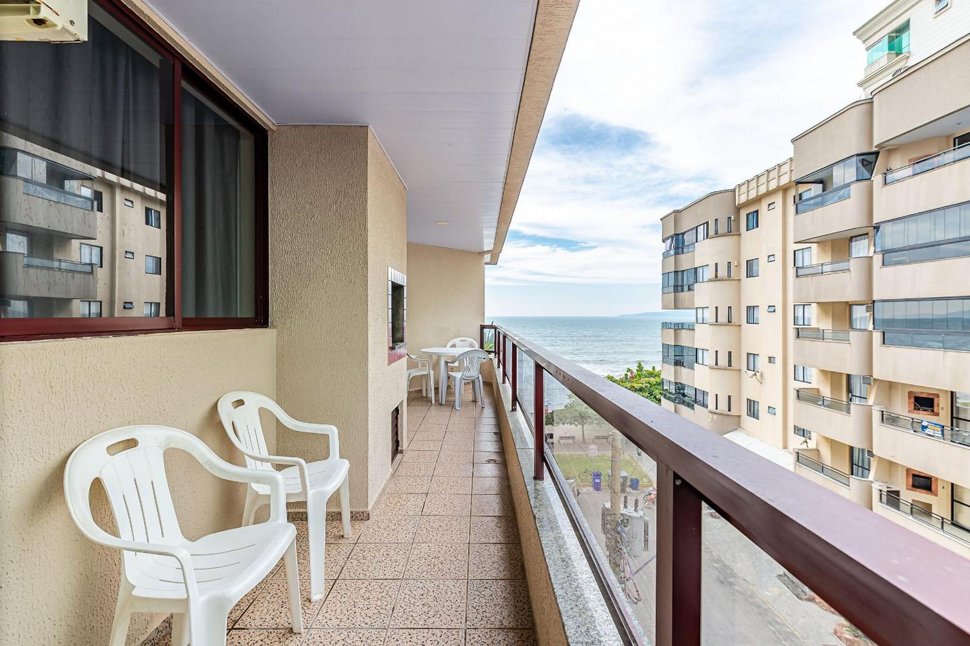Apto Pe Na Areia Vista Mar Em Meia Praia Evb308 Itapema Exteriér fotografie